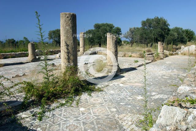 Ruins of the Basilica of Ayia Trias, Famagusta, North Cyprus.