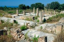 Ruins of the Basilica of Ayia Trias, Famagusta, North Cyprus. Creator: Peter Thompson