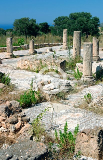 Ruins of the Basilica of Ayia Trias, Famagusta, North Cyprus. Creator: Peter Thompson.