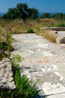 Ruins of the Basilica of Ayia Trias, Famagusta, North Cyprus. Creator: Peter Thompson