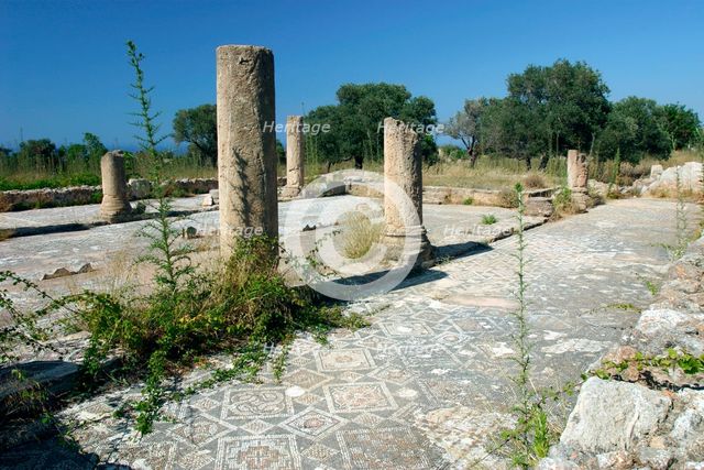 Ruins of the Basilica of Ayia Trias, Famagusta, North Cyprus. Creator: Peter Thompson.