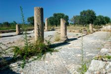 Ruins of the Basilica of Ayia Trias, Famagusta, North Cyprus. Creator: Peter Thompson