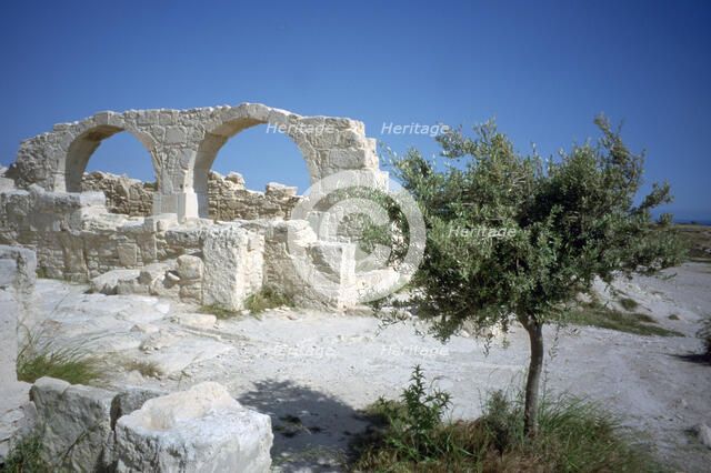 Ruins of the basilica, Curium (Kourion), Cyprus, 2001.