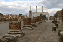 Ruins of the Basilica, Pompeii, Italy, late 2nd century BC (2009). Creator: LTL