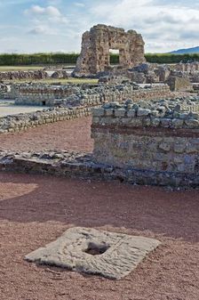 Ruins of the baths, Wroxeter Roman City, Shropshire, c2000-c2017. Artist: Peter Williams