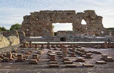 Ruins of the baths, Wroxeter Roman City, Shropshire, c2000-c2017. Artist: Peter Williams