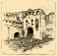 Ruins of the Bishop's Palace 1898. Creator: Unknown