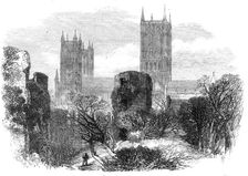 Ruins of the Bishop's Old Palace, Lincoln, 1869. Creator: Unknown