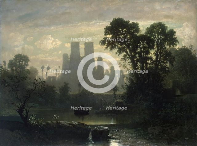 Ruins of the Castle of Kenilworth, 1850. Creator: Guillaume Van Der Hecht.