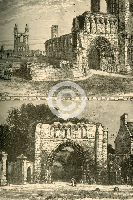 'Ruins of the Cathedral. The Pends', 1898. Creator: Unknown.