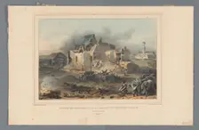 Ruins of the Church and the House of General Chassé, 1832, (1833). Creator: Auguste Raffet