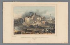 Ruins of the Church and the House of General Chassé, 1832, (1833). Creator: Auguste Raffet