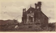 Ruins of the Church of San Miguel, Panama, 1877. Creator: Eadweard J Muybridge