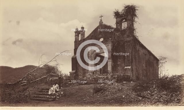 Ruins of the Church of San Miguel, Panama, 1877. Creator: Eadweard J Muybridge.