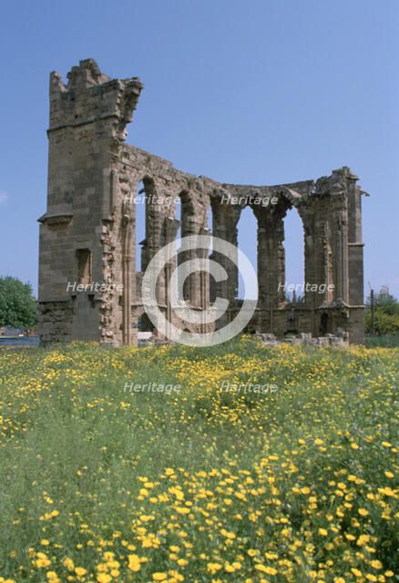Ruins of the Church of St George of the Latins, Famagusta, North Cyprus, 2001. 