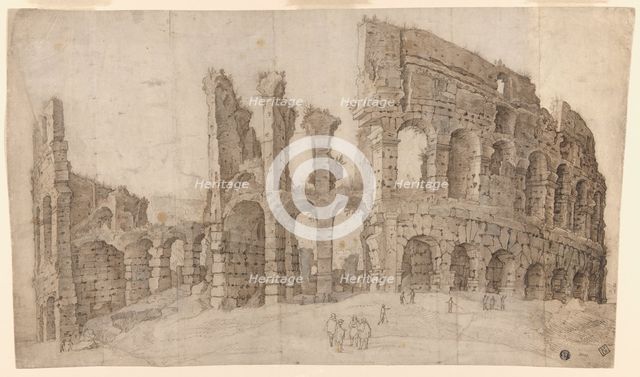 Ruins of the Coliseum in Rome, c. 1600. Creator: Unknown.