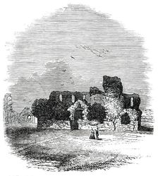 Ruins of the Convent of Franciscan Friars, at Dunwich, 1850. Creator: Unknown