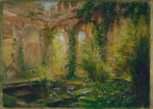 Ruins of the Court of Audit: entertainment room, c1875. Creator: Jean Baptiste Edmond Allouard