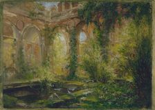 Ruins of the Court of Audit: entertainment room, c1875. Creator: Jean Baptiste Edmond Allouard