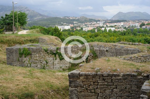 Ruins of the Episcopal Centre, ancient city of Salona, Solin, Croatia, 2018. Creator: Unknown.