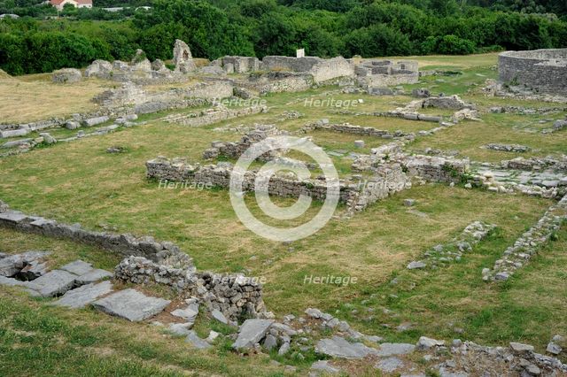 Ruins of the Episcopal Centre, ancient city of Salona, Solin, Croatia, 2018. Creator: Unknown.