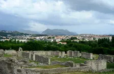 Ruins of the Episcopal Centre, ancient city of Salona, Solin, Croatia, 2018. Creator: Unknown