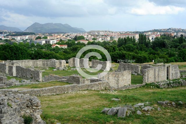 Ruins of the Episcopal Centre, ancient city of Salona, Solin, Croatia, 2018. Creator: Unknown.