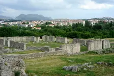 Ruins of the Episcopal Centre, ancient city of Salona, Solin, Croatia, 2018. Creator: Unknown