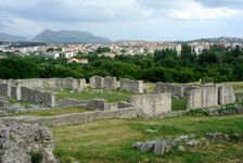 Ruins of the Episcopal Centre, ancient city of Salona, Solin, Croatia, 2018. Creator: Unknown