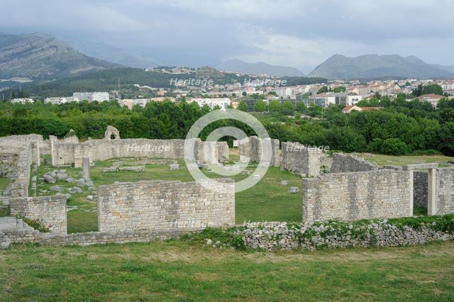 Ruins of the Episcopal Centre, ancient city of Salona, Solin, Croatia, 2018. Creator: Unknown.