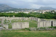 Ruins of the Episcopal Centre, ancient city of Salona, Solin, Croatia, 2018. Creator: Unknown