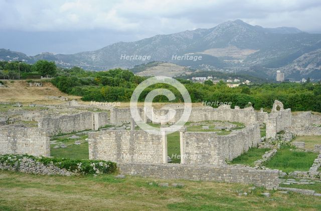 Ruins of the Episcopal Centre, ancient city of Salona, Solin, Croatia, 2018. Creator: Unknown.