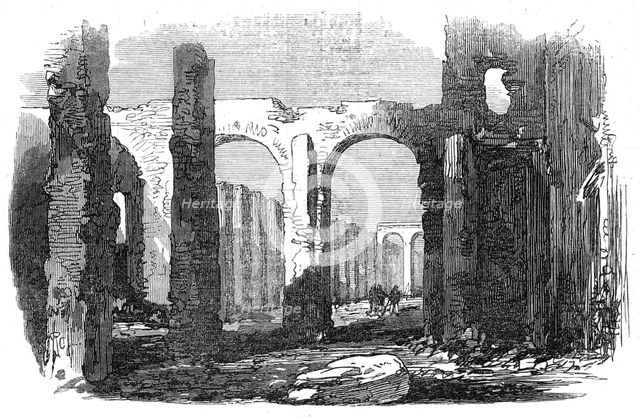 Ruins of the Grenier d'Abondance, Paris, 1871. Creator: RCH.