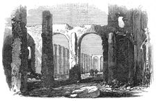 Ruins of the Grenier d'Abondance, Paris, 1871. Creator: RCH