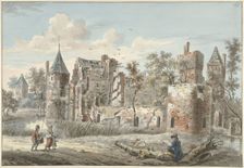 Ruins of the Huis ter Haar near Maarssen, 1797. Creator: Jan Philip Reuthel