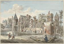 Ruins of the Huis ter Haar near Maarssen, 1797. Creator: Jan Philip Reuthel