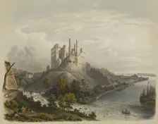 Ruins of the Koknese castle, 1847