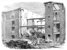 Ruins of the Late Fire at the London Docks, 1858. Creator: Unknown