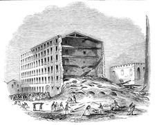 Ruins of the Lower-House Mill, near Oldham, 1844. Creator: Unknown