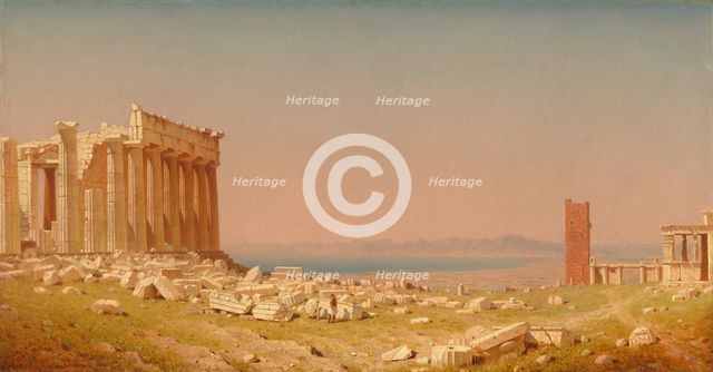 Ruins of the Parthenon, 1880. Creator: Sanford Robinson Gifford.