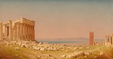 Ruins of the Parthenon, 1880. Creator: Sanford Robinson Gifford