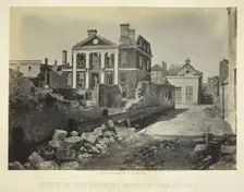 Ruins of the Pinckney Mansion, Charleston, S.C., 1865. Creator: George N. Barnard