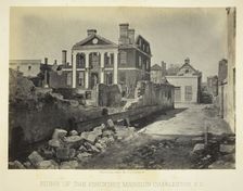 Ruins of the Pinckney Mansion, Charleston, S.C., 1865. Creator: George N. Barnard