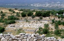 Ruins of the prehistoric Greek city of Mycenae
