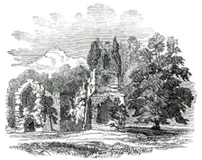Ruins of the Priory of Mount Grace, East Harlsey, York, 1850. Creator: Unknown