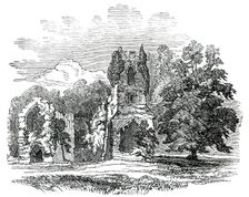 Ruins of the Priory of Mount Grace, East Harlsey, York, 1850. Creator: Unknown