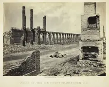 Ruins of the R.R. Depot Charleston, S.C., 1865. Creator: George N. Barnard