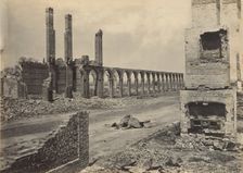 Ruins of the R.R. Depot, Charleston, South Carolina, 1860s. Creator: George N. Barnard