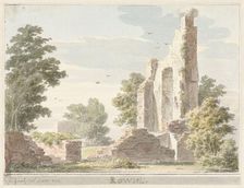 Ruins of the Ruwiel Castle, 1731. Creator: Cornelis Pronk
