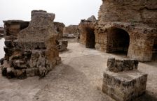 Ruins of the Roman baths of Antoninus 145-162 AD, in the ancient city of Carthage
